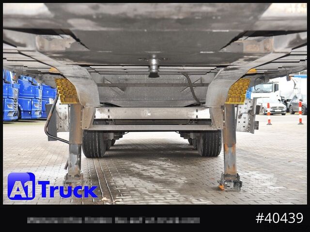 Auflieger mit Pritsche & Plane SCHMITZ Tautliner, Code XL, Bahn, verzinkt