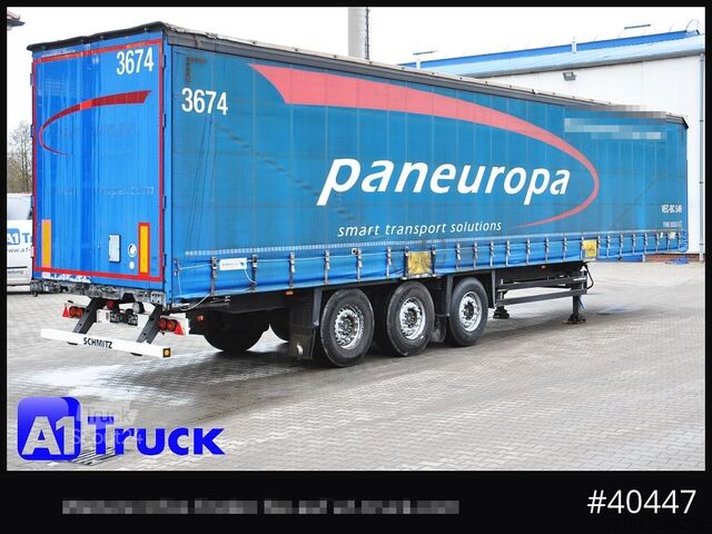 Naczepa otwarta z plandeką SCHMITZ Tautliner, Code XL, Bahn, verzinkt