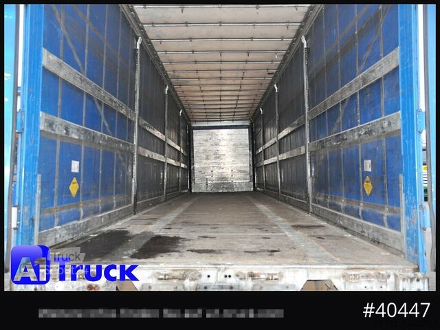 Auflieger mit Pritsche & Plane SCHMITZ Tautliner, Code XL, Bahn, verzinkt