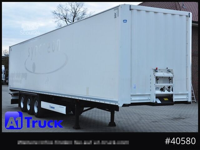 Box-semitrailer KRONE SDK 27, Koffer, 1 Vorbesitzer, Plywood,