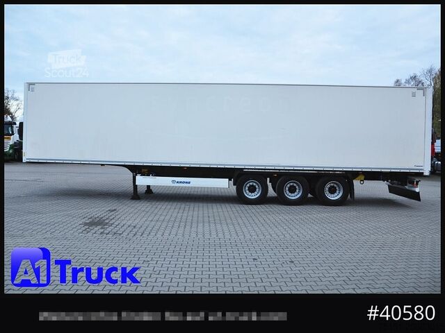 Box-semitrailer KRONE SDK 27, Koffer, 1 Vorbesitzer, Plywood,