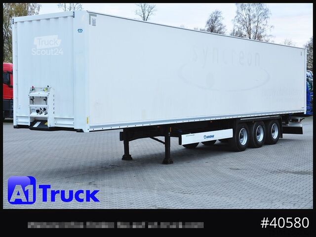 Box-semitrailer KRONE SDK 27, Koffer, 1 Vorbesitzer, Plywood,