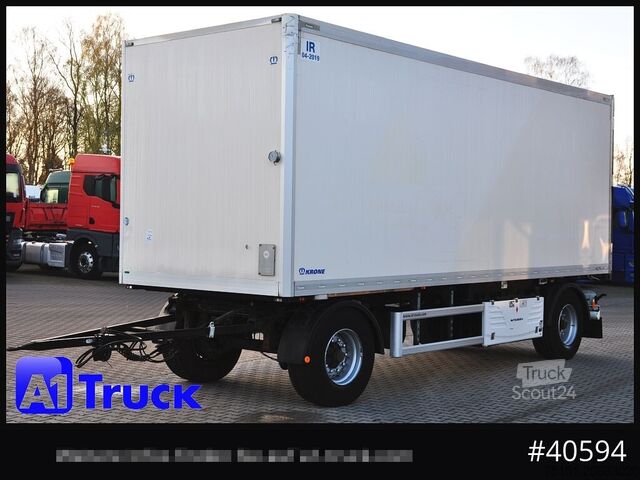 Kasa dorse KRONE Koffer ISO, stark isoliert ehemaliger Kühlkoffer, Aluboden