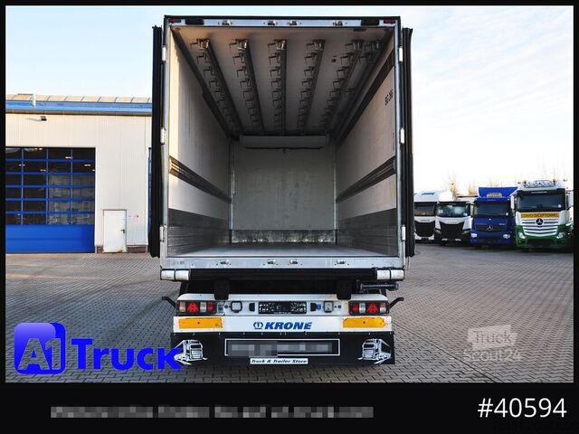 Kasa dorse KRONE Koffer ISO, stark isoliert ehemaliger Kühlkoffer, Aluboden