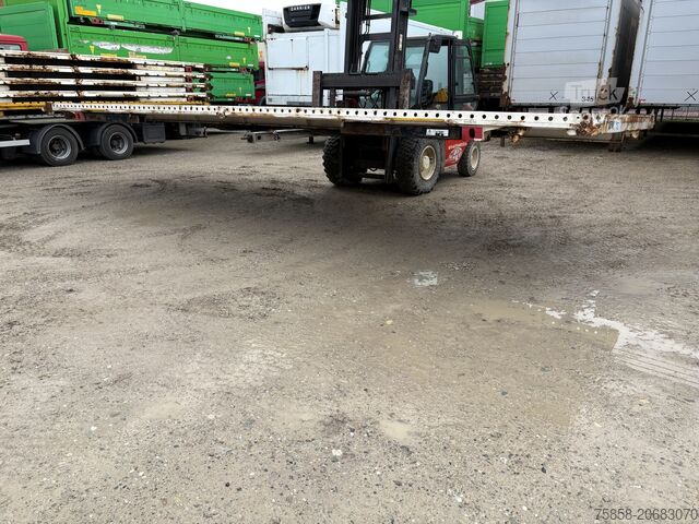 Відкритий змінний корпус Krone 7,82m Baustoff Brücke Multilockrahmen