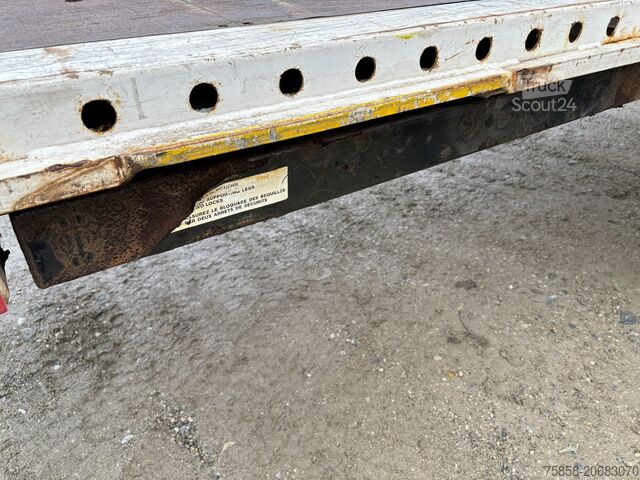 Відкритий змінний корпус Krone 7,82m Baustoff Brücke Multilockrahmen