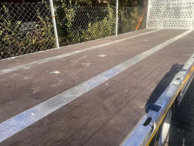 Отворена приколица Möslein T 3 Plato 10 m 3 Achs Jumbo- Plato- Anhänger 10 m, Mega