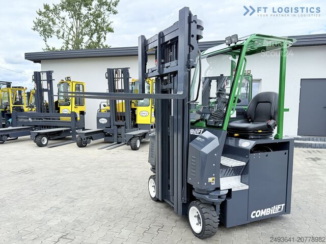Chariot élévateur multidirectionnel COMBILIFT CBE2500 TRIPLEX 5500 FORK POSITIONER