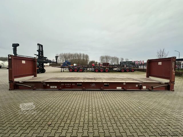 Plokštieji konteineriai CIMC 40FT FLATRACK FLUSH FOLDING / CSC: 10/2027 / 10...