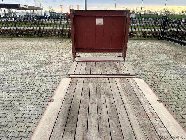 Plokštieji konteineriai CIMC 40FT FLATRACK FLUSH FOLDING / CSC: 10/2027 / 10...