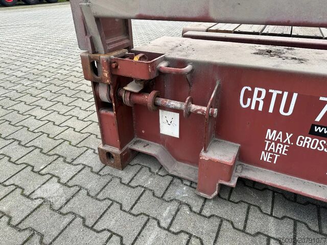 Plokštieji konteineriai CIMC 40FT FLATRACK FLUSH FOLDING / CSC: 10/2027 / 10...