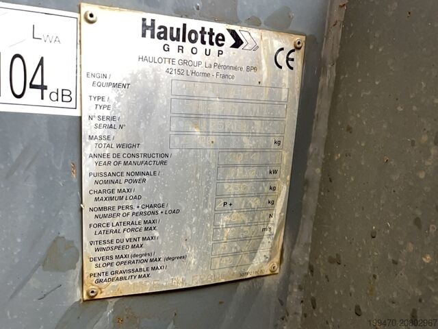 Knikarm werkplatform Haulotte Ha 16 Spx (16m)