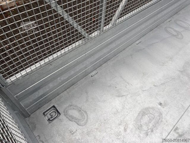 Kiepaanhangwagen Möslein TTD 19 AB neuer 19 t Tandemkipper TiefladerGitteraufsatz