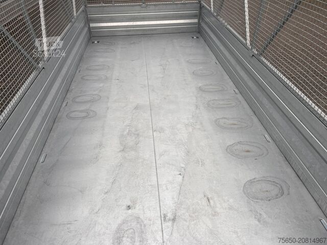 Kiepaanhangwagen Möslein TTD 19 AB neuer 19 t Tandemkipper TiefladerGitteraufsatz