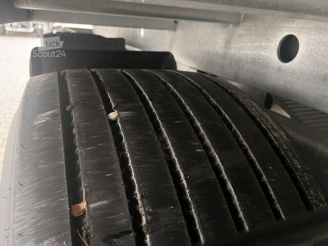 Kiepaanhangwagen Möslein TTD 19 AB neuer 19 t Tandemkipper TiefladerGitteraufsatz