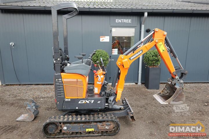 Graphe Doosan DX10Z Hydr. snelwissel - 1176 kg - 2 bakken - K...