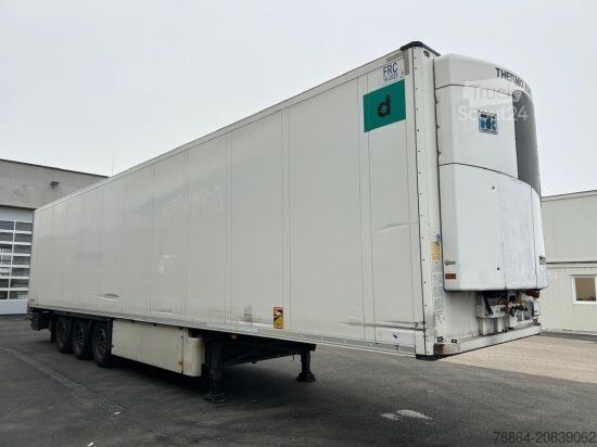 Low loader semitrailer SCHMITZ SCB S3B KüHLAUFLIEGER, TK SLXE 400, BLUMENBREITE