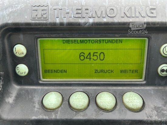 Low loader semitrailer SCHMITZ SCB S3B KüHLAUFLIEGER, TK SLXE 400, BLUMENBREITE