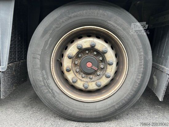 Low loader semitrailer SCHMITZ SCB S3B KüHLAUFLIEGER, TK SLXE 400, BLUMENBREITE