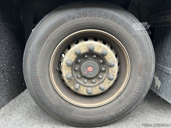 Low loader semitrailer SCHMITZ SCB S3B KüHLAUFLIEGER, TK SLXE 400, BLUMENBREITE