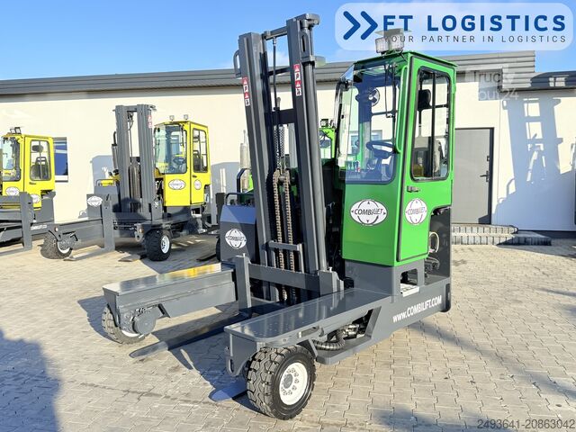 Carrello elevatore a 4 direzioni Combilift C5000L GAS DUPLEX 4100 POSITIONER CABIN