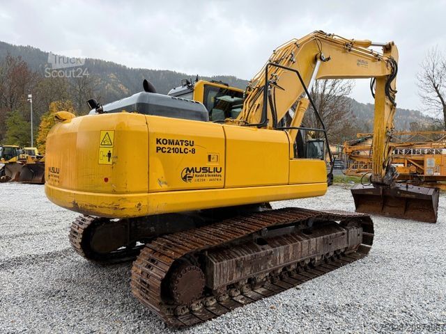 Excavator pe şenile KOMATSU PC 210LC-8 Schnellwechsler BMT SW2 2X Löffel Top