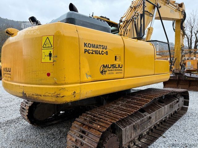 Excavator pe şenile KOMATSU PC 210LC-8 Schnellwechsler BMT SW2 2X Löffel Top