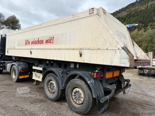 Semirremolque volquete FLIEGL ZHKA 350 Liftachse 25m3 4940Kg
