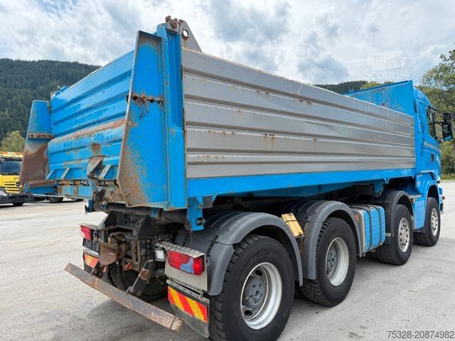 Tipper truck SCANIA R450 8X4 Retarder Meiller Bordmatik