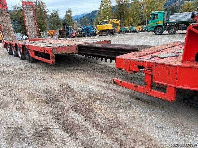 Semiremorcă cu platformă joasă FAYMONVILLE 4 Achs Multimax 59740Kg Nutzlast 3m Teleskop