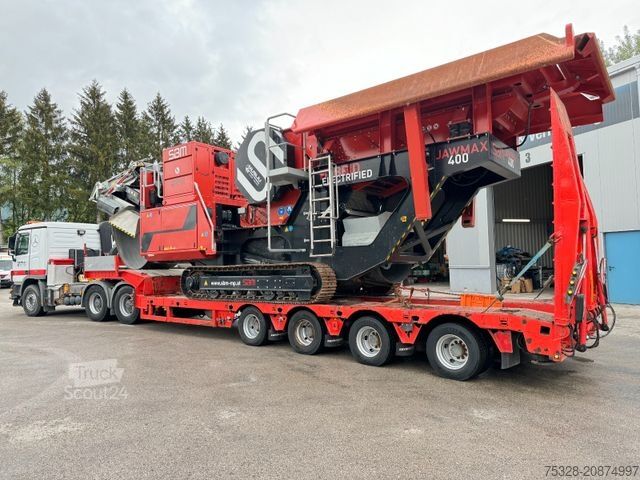 Semiremorcă cu platformă joasă FAYMONVILLE 4 Achs Multimax 59740Kg Nutzlast 3m Teleskop