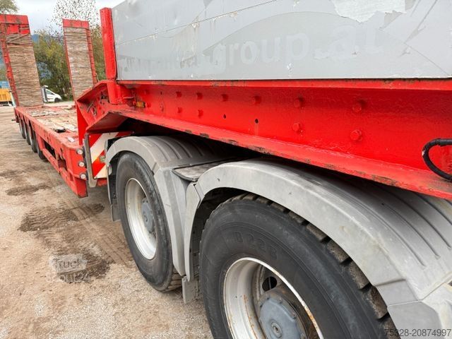 Semiremorcă cu platformă joasă FAYMONVILLE 4 Achs Multimax 59740Kg Nutzlast 3m Teleskop