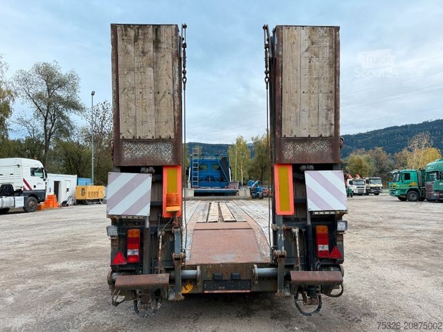 Tieflader Anhänger SCHWARZMÜLLER T30/100 3 Achs Tieflader Doppeltrampen