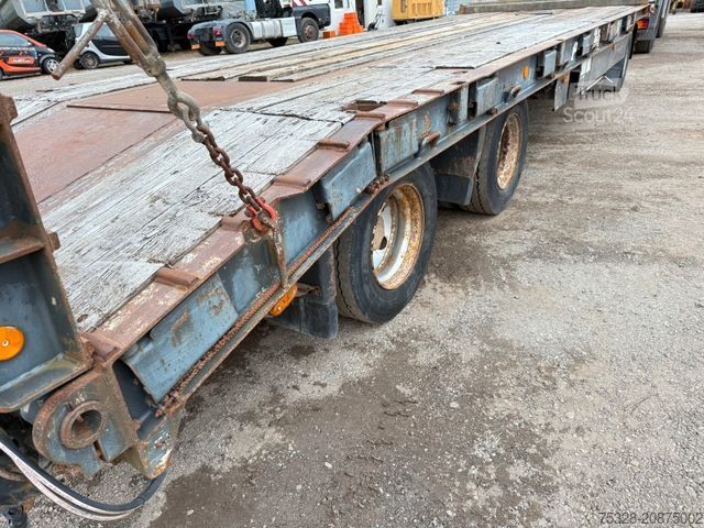 Tieflader Anhänger SCHWARZMÜLLER T30/100 3 Achs Tieflader Doppeltrampen
