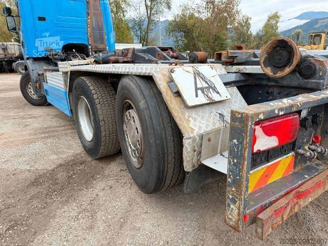 Autocamion cu cârlig pentru containere SCANIA G450 6X2 Lift/gelenkt Knick Opticruise Kupplung