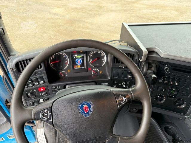 Autocamion cu cârlig pentru containere SCANIA G450 6X2 Lift/gelenkt Knick Opticruise Kupplung