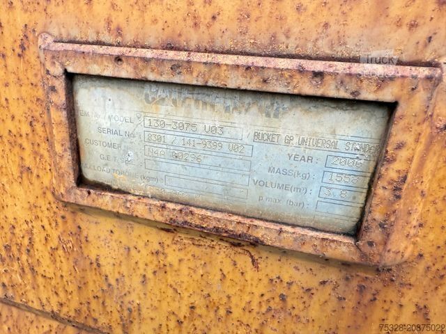 Încărcător pe roți CATERPILLAR 962H 3,8³ Schaufel Original 7400h Top