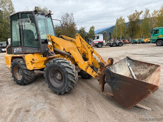 Radlader AHLMANN AL 85 t Schnellwechsler Schaufel + Gabel