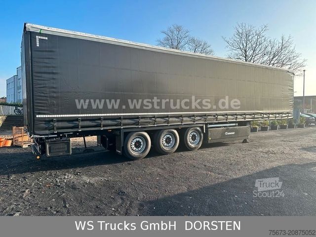 Auflieger mit Pritsche & Plane KRONE Planauflieger SDP 27 Edscha, Rungen, SAF Achsen