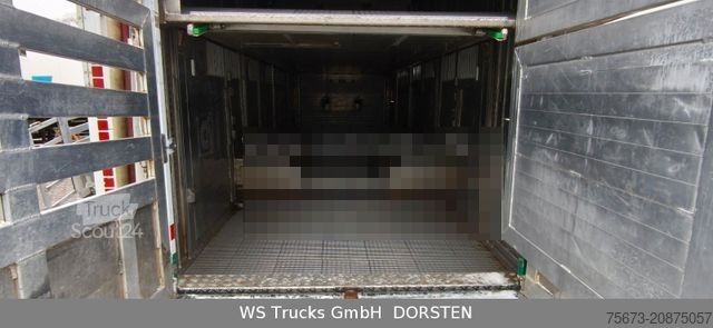 Remorque de transport de chevaux MENKE-JANZEN Tandem 3 Achsen 2 Stock Eigenes Aggregat