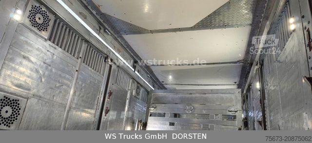 Remorque de transport de chevaux MENKE-JANZEN Tandem 3 Achsen | 2 Stock | Hubdach | Aggregat