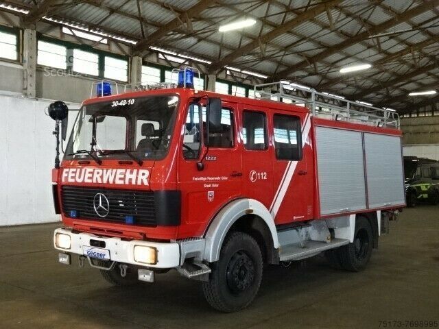 Speciális rendeltetésű teherautó MERCEDES-BENZ 1222 AF-159 Feuerwehr 9-Sitzer