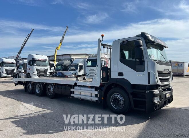 PLATFORM RÁMPÁVAL Iveco STRALIS 320S36 4 ASSI PIANALE CON RAMPE