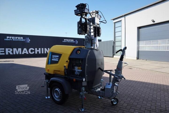 Turn de iluminat Atlas Copco Hilight H6+ Valid inspection, *Guarantee! Max Boom