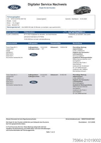 Pick-up FORD Kuga Titanium X -  ASSISTS - AHK - 360°