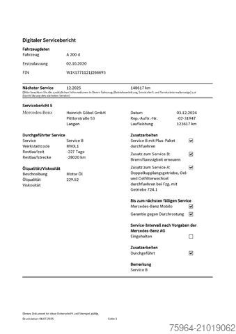 Fourgon MERCEDES-BENZ A 200 d LIMO 8G DCT - AMG LINE - LED - STANDHZG