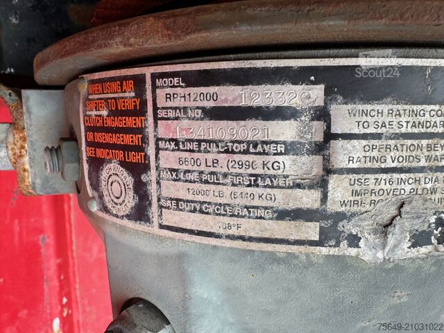 Spezial-LKW  Abschlepp-Schiebeplateau Abschlepp-Schiebeplateau, Hubbrille, 2xWinde