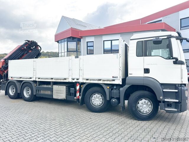 Autolaadkraan MAN TGS 35.440 8x4 BL TGS 35.440 8x4 BL, Navi, Heckkran Palfinger PK42002 SH-F + Jip PJ 060 B, 24,9m-730kg, Funk