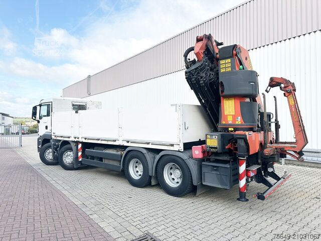 Autolaadkraan MAN TGS 35.440 8x4 BL TGS 35.440 8x4 BL, Navi, Heckkran Palfinger PK42002 SH-F + Jip PJ 060 B, 24,9m-730kg, Funk