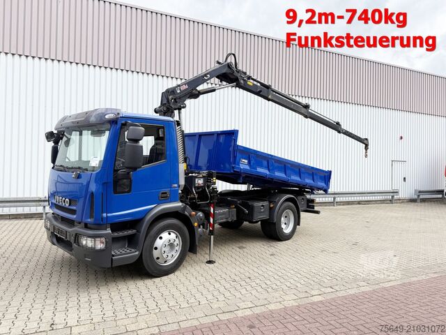 Grue à tour Iveco EuroCargo ML120E28K 4x2 EuroCargo ML120E28K 4x2 mit Kran Hiab XS088 ES-3 Duo, Funk
